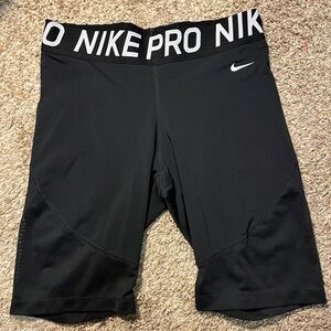 Nike Black and White Patterned Shorts